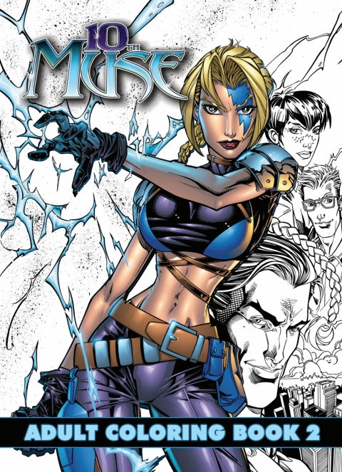 Cover image for book 10th Muse: Adult Coloring Book: Volume 2