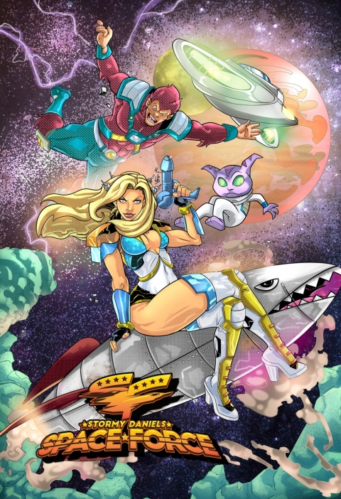 Cover image for book Stormy Daniels: Space Force: Volume 1