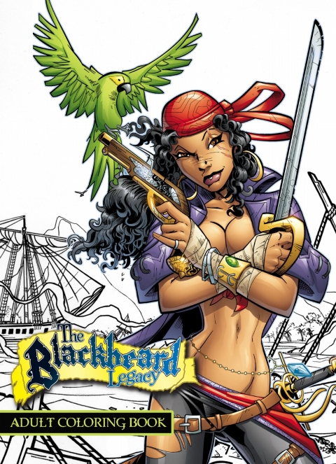 Cover image for book Blackbeard Legacy: Adult Coloring Book