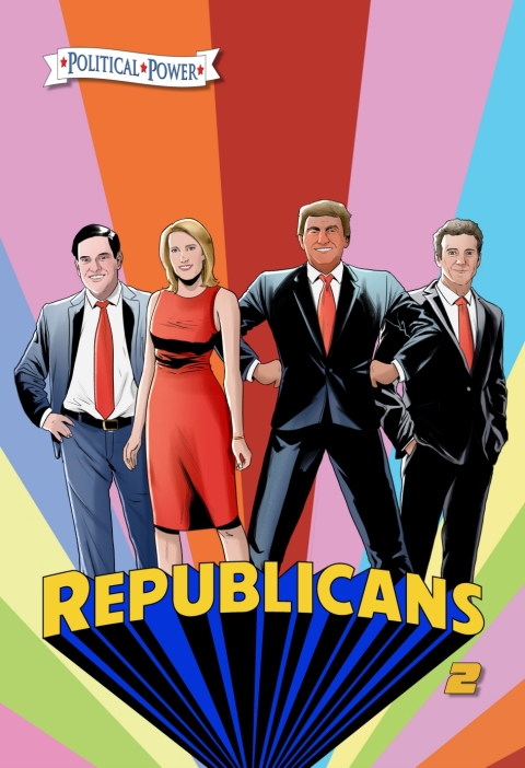 Cover image for book Political Power: Republicans 2: Rand Paul, Donald Trump, Marco Rubio and Laura Ingraham