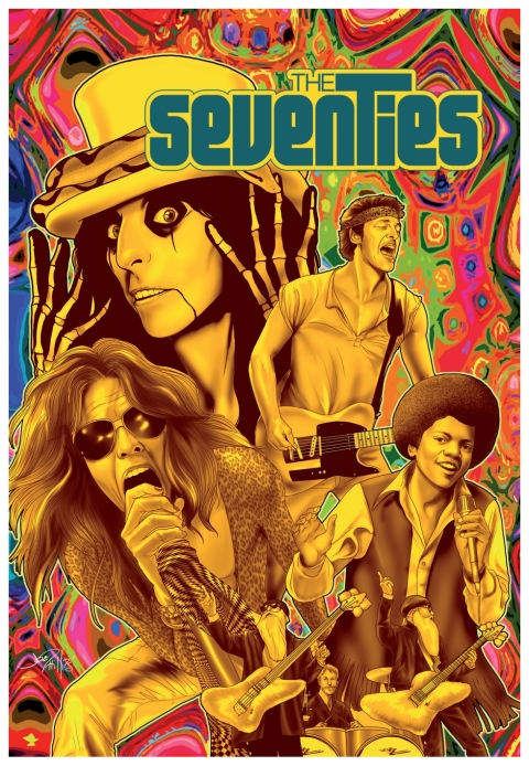 Cover image for book Orbit: The Seventies: David Bowie, Alice Cooper, Keith Richards & Michael Jackson