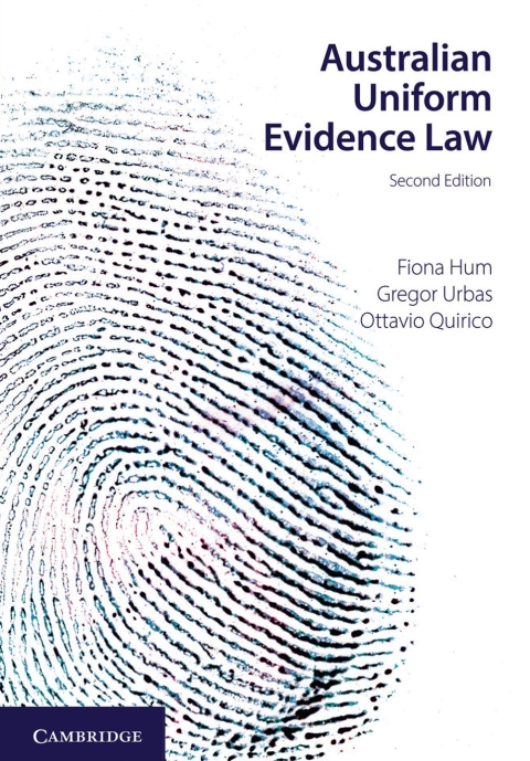 Cover image for book Australian Uniform Evidence Law