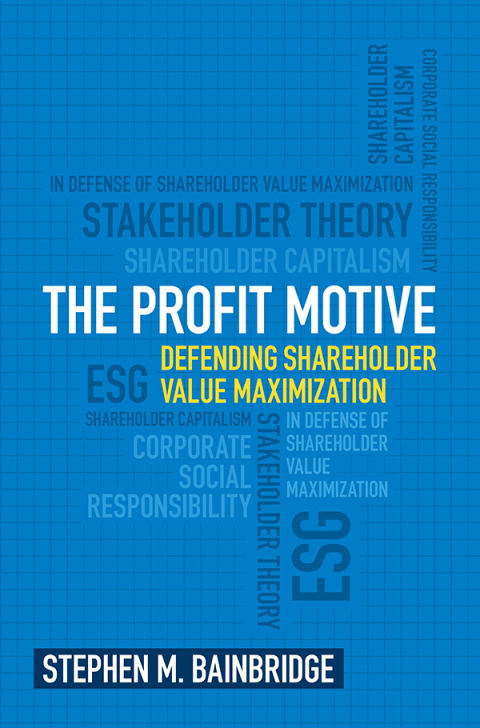 Cover image for book The Profit Motive
