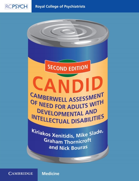 Cover image for book Camberwell Assessment of Need for Adults with Developmental and Intellectual Disabilities