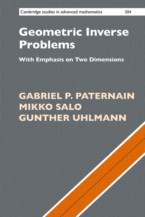 Cover image for book Geometric Inverse Problems