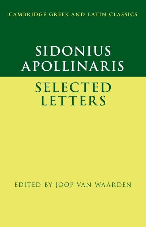 Cover image for book Sidonius Apollinaris: Selected Letters