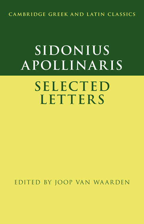 Cover image for book Sidonius Apollinaris: Selected Letters