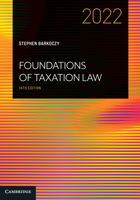 Cover image for book Foundations of Taxation Law 2022