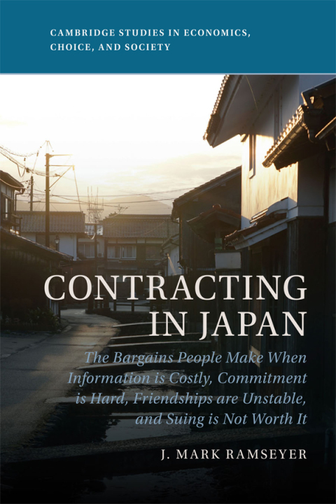 Cover image for book Contracting in Japan