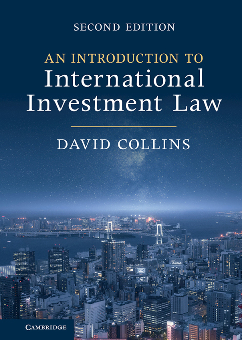 Cover image for book An Introduction to International Investment Law