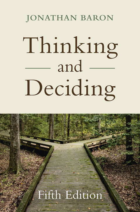 Cover image for book Thinking and Deciding
