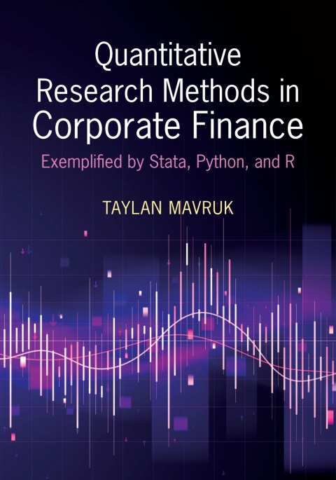 Cover image for book Quantitative Research Methods in Corporate Finance