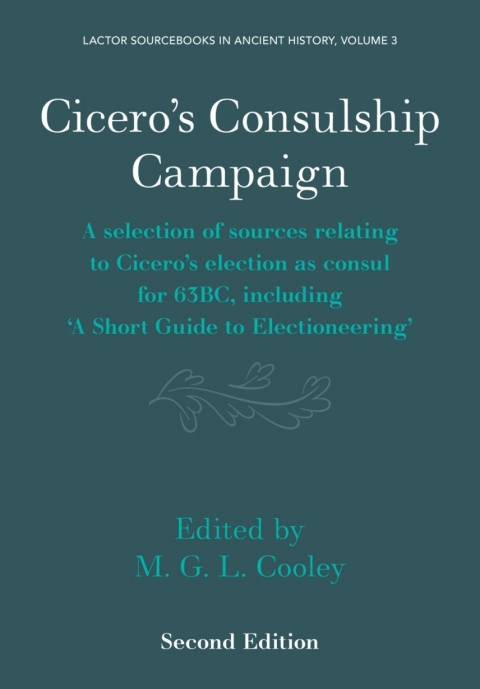Cover image for book Cicero's Consulship Campaign