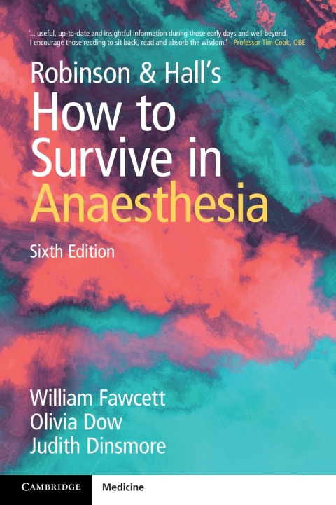Cover image for book Robinson and Hall's How to Survive in Anaesthesia