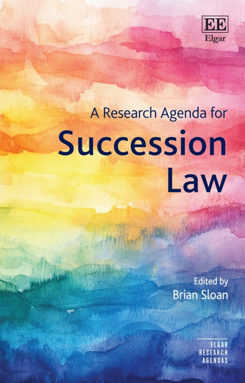 Cover image for book A Research Agenda for Succession Law