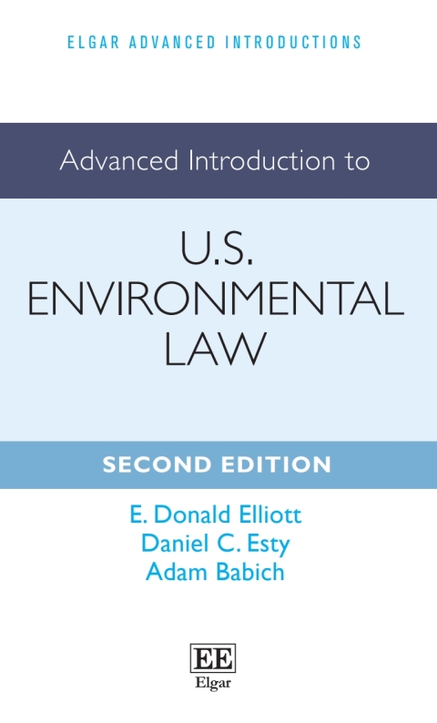 Cover image for book Advanced Introduction to U.S. Environmental Law
