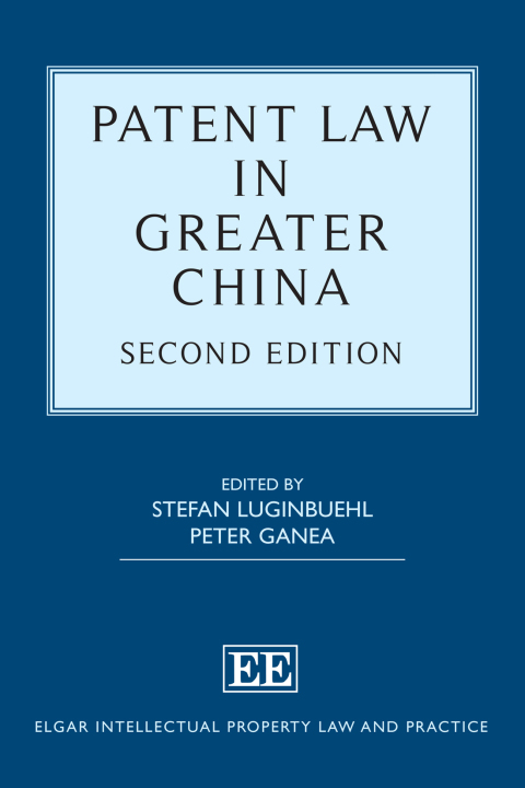 Cover image for book Patent Law in Greater China