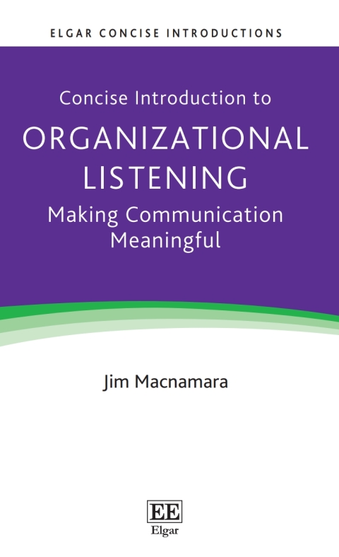 Cover image for book Concise Introduction to Organizational Listening