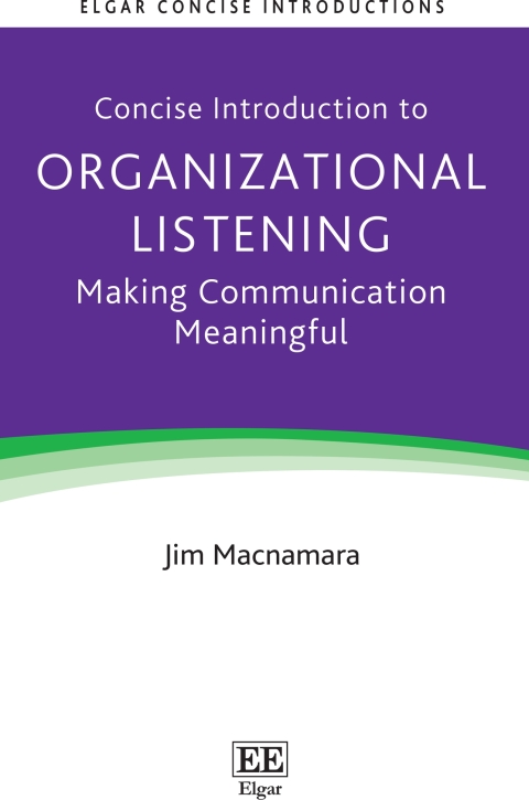 Cover image for book Concise Introduction to Organizational Listening