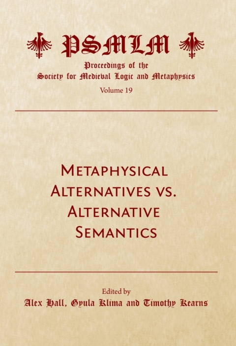 Cover image for book Metaphysical Alternatives vs. Alternative Semantics