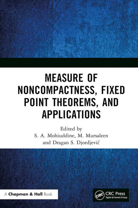 Cover image for book Measure of Noncompactness, Fixed Point Theorems, and Applications