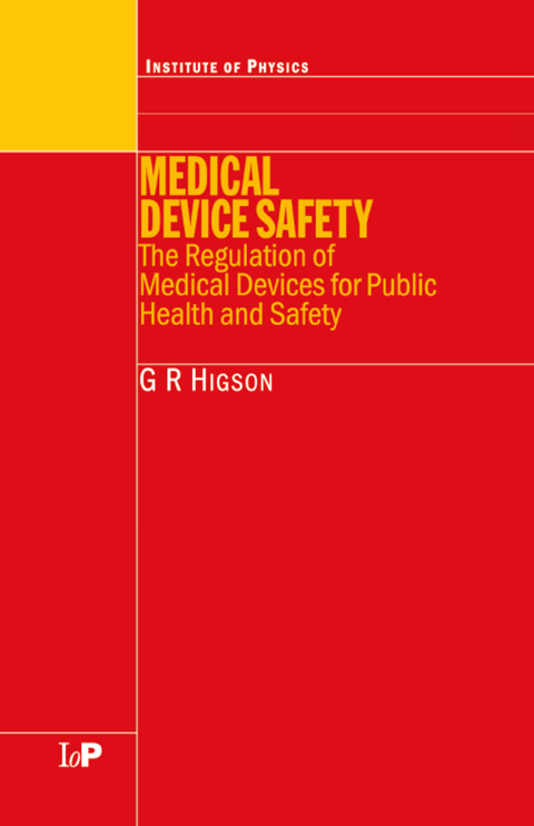 Cover image for book Medical Device Safety