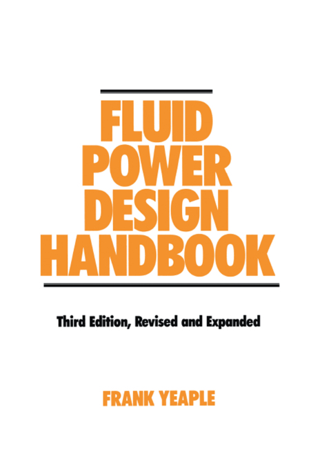 Cover image for book Fluid Power Design Handbook