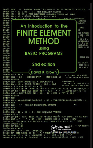 Introduction to the Finite Element Method using BASIC Programs