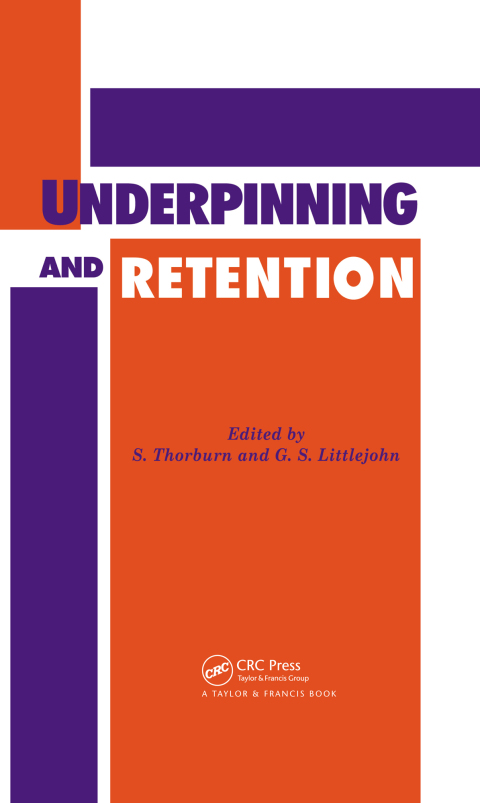 Cover image for book Underpinning and Retention