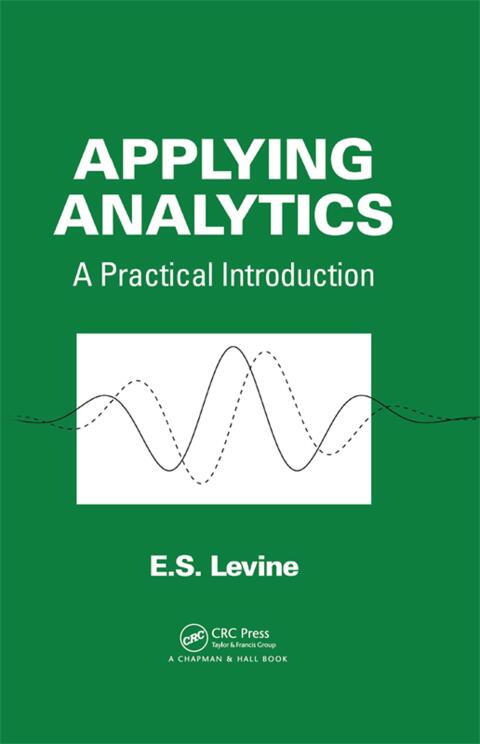 Cover image for book Applying Analytics