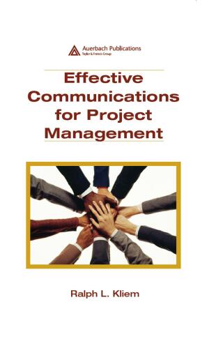 Effective Communications for Project Management