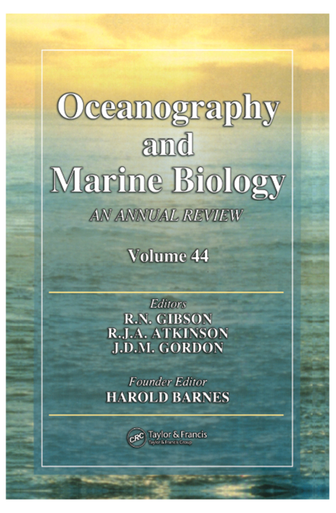 Cover image for book Oceanography and Marine Biology