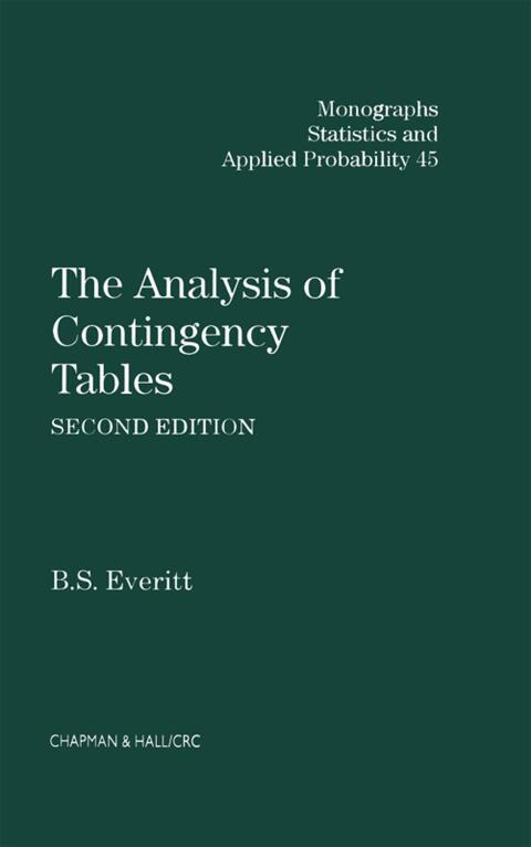 The Analysis of Contingency Tables 