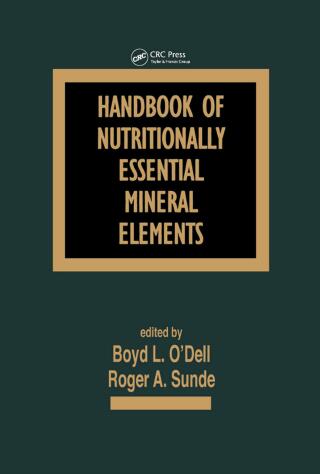 Handbook of Nutritionally Essential Mineral Elements