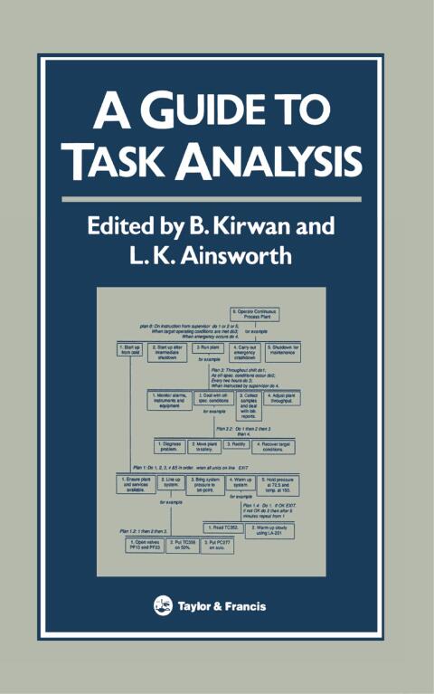 Cover image for book A Guide To Task Analysis