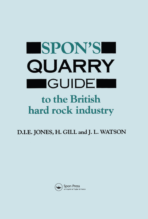 Spon's Quarry Guide 