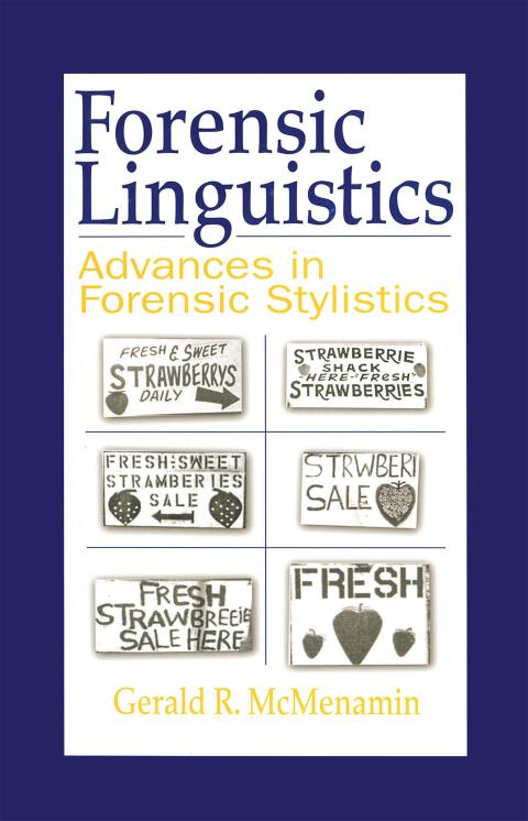 Cover image for book Forensic Linguistics