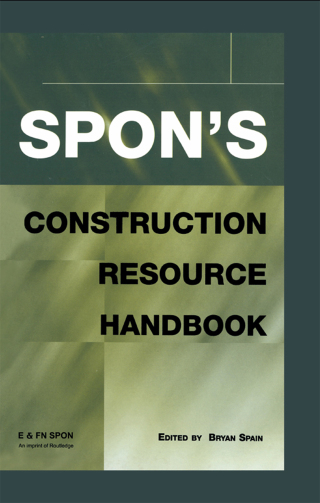 Spon's Construction Resource Handbook