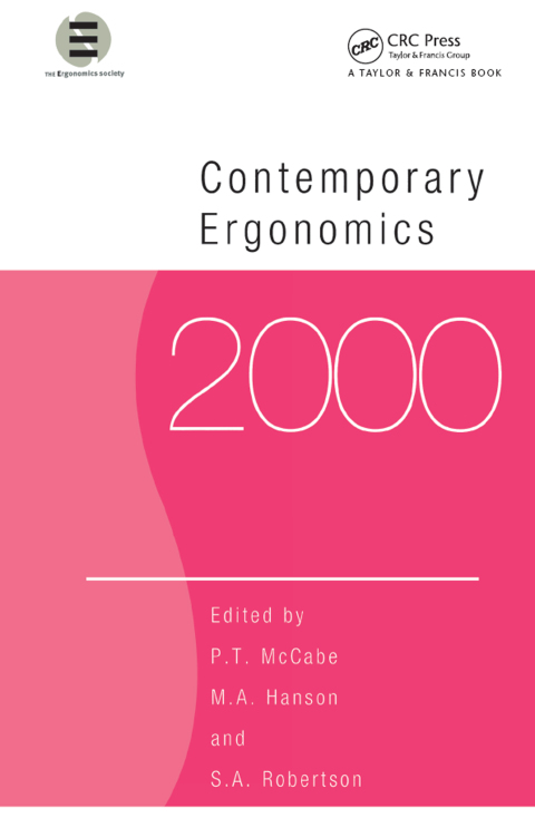 Cover image for book Contemporary Ergonomics 2000