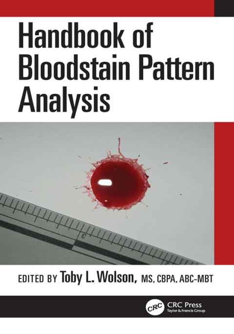 Cover image for book Handbook of Bloodstain Pattern Analysis