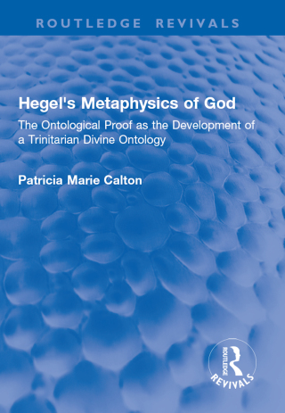 Hegel's Metaphysics of God