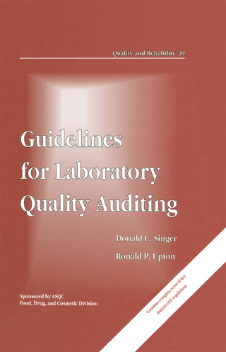 Guidelines for Laboratory Quality Auditing