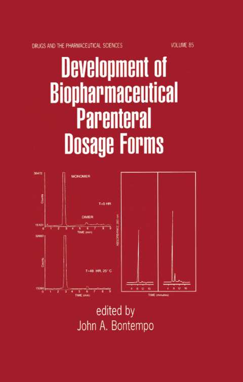 Cover image for book Development of Biopharmaceutical Parenteral Dosage Forms