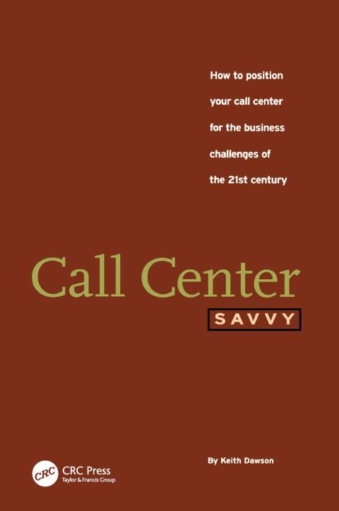 Cover image for book Call Center Savvy