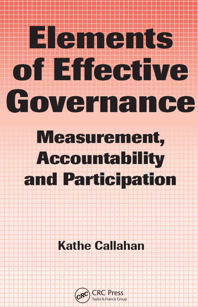 Elements of Effective Governance