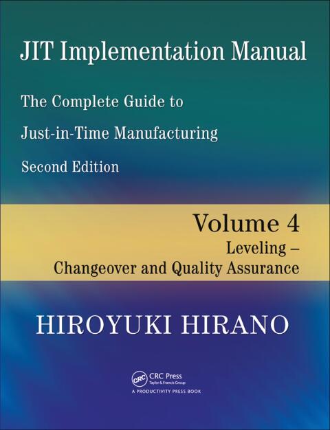 JIT Implementation Manual -- The Complete Guide to Just-In-Time Manufacturing 