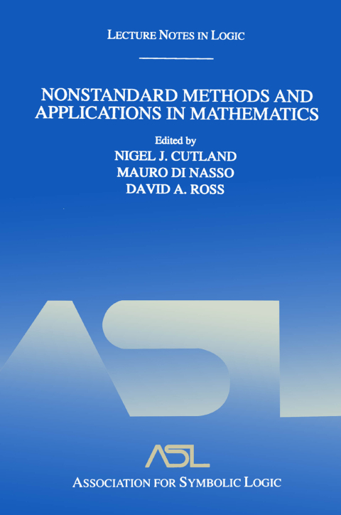 Cover image for book Nonstandard Methods and Applications in Mathematics