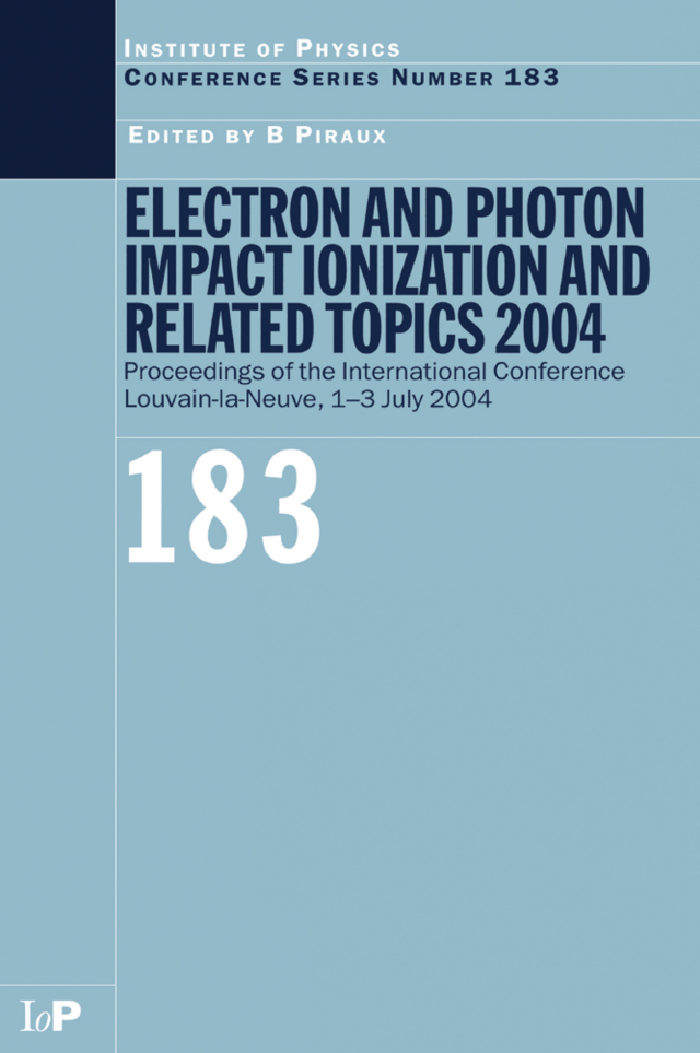 Electron and Photon Impact Ionization and Related Topics 2004