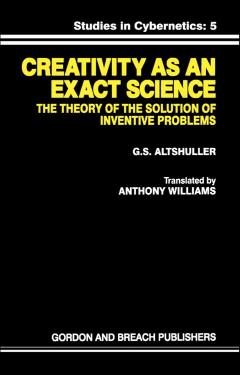 Cover image for book Creativity As an Exact Science