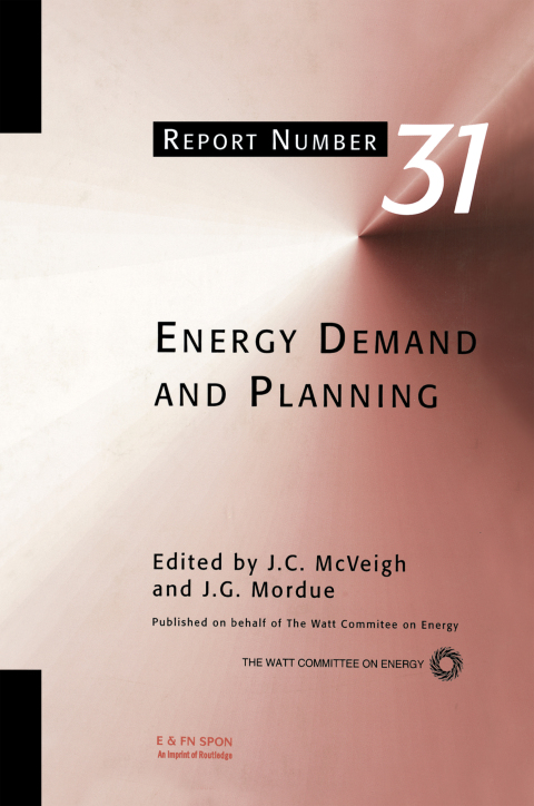 Cover image for book Energy Demand and Planning
